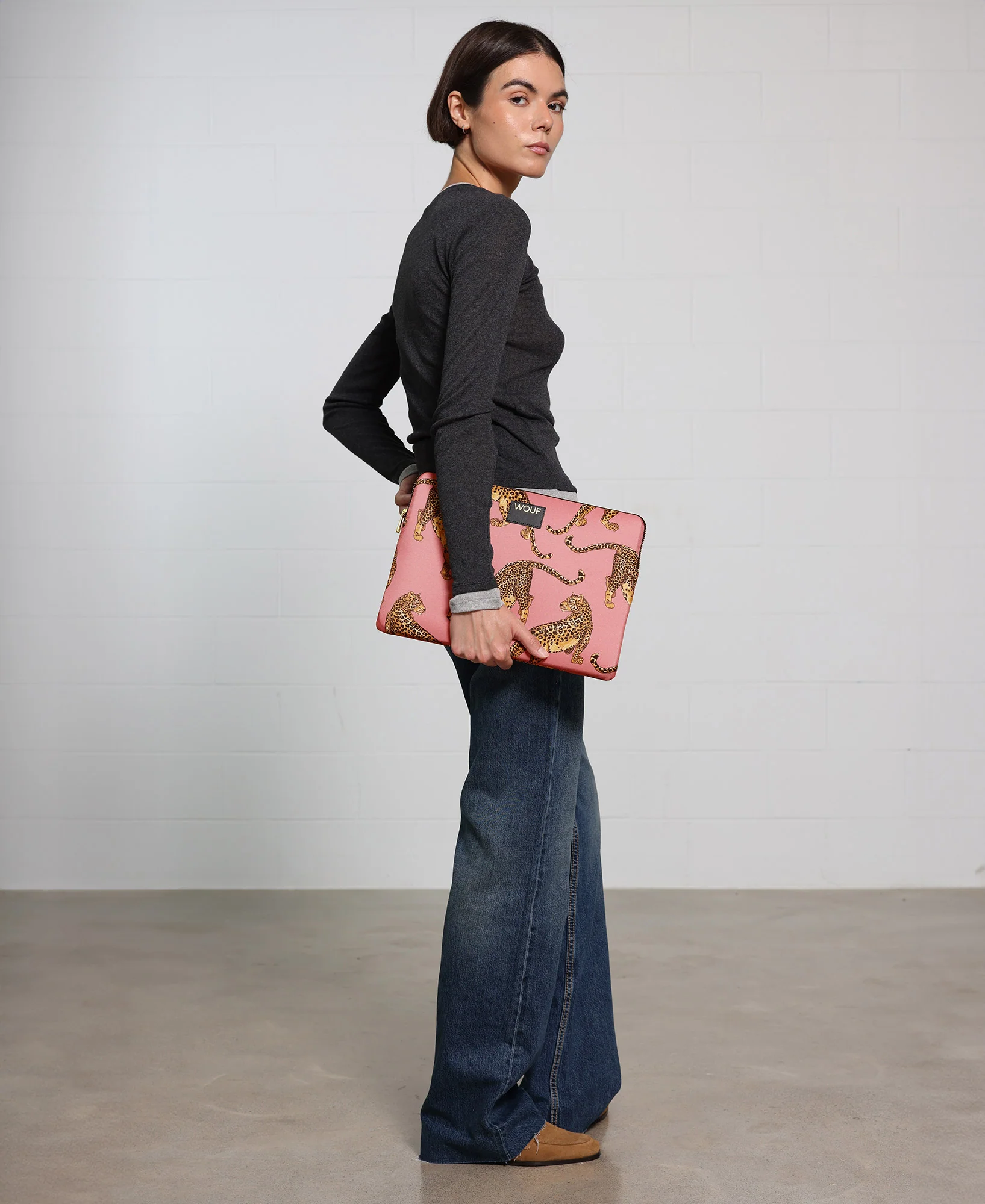 Blush Leopard Laptop Sleeve 13 & 14 - Image 3