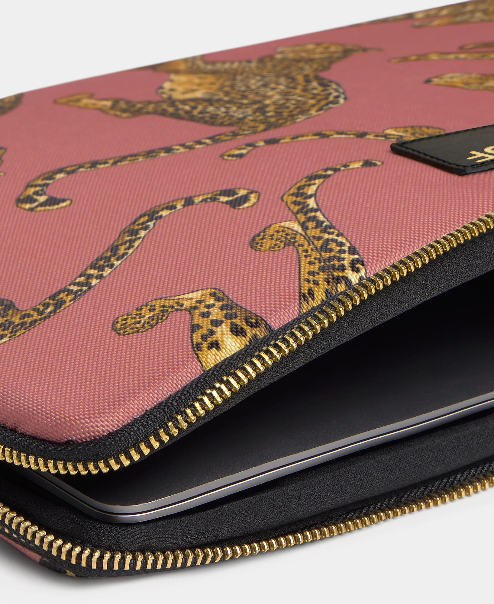 Blush Leopard Laptop Sleeve 13 & 14 - Image 4