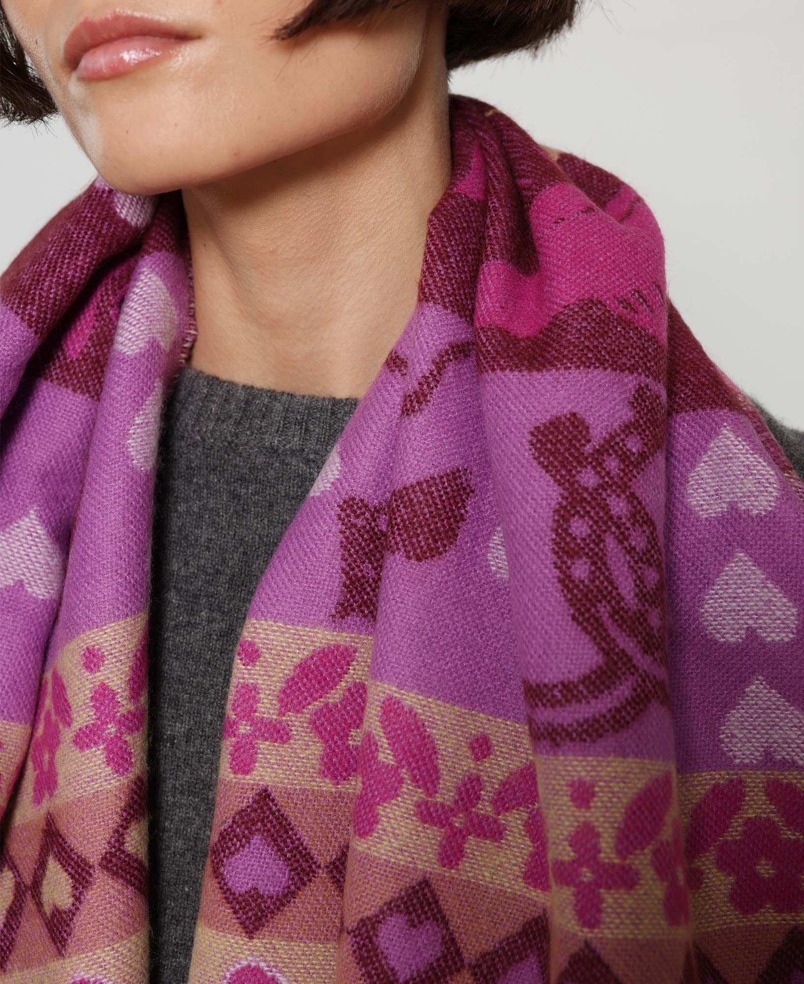 Purple Gang Scarf - Image 3