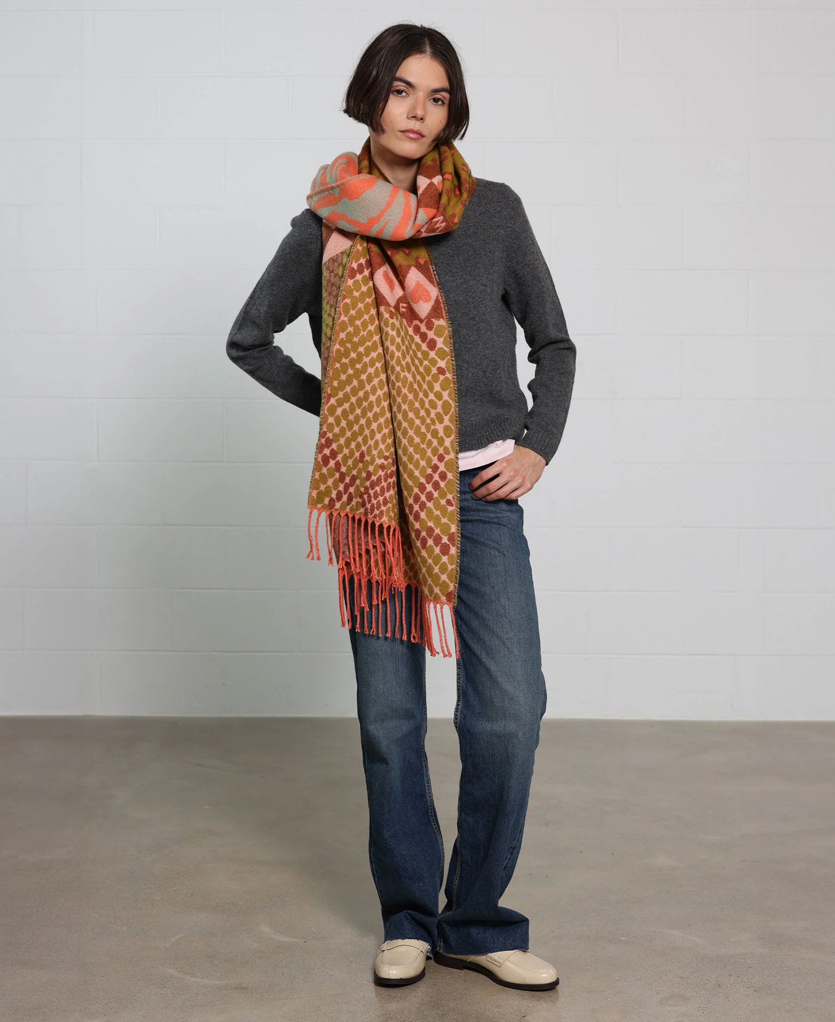 Wild Coral Scarf - Image 3